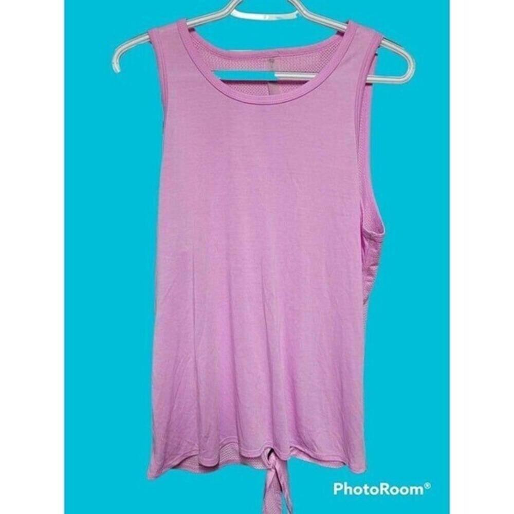 Dip Tank Top with Netted Backing with Tie Size L (C10)